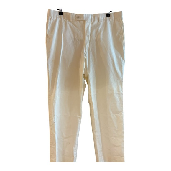 Saks Fifth Avenue Cream Trousers - Picture 2 of 5